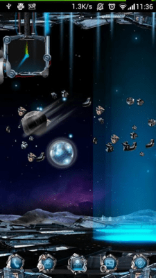 Скриншот приложения Cyber Planet Super Theme GO - №2
