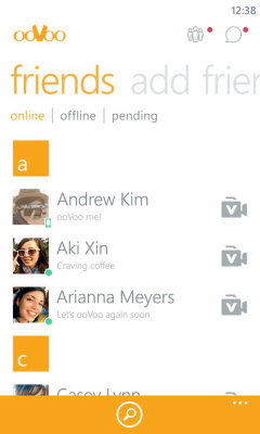 Скриншот приложения ooVoo Video Call - №4