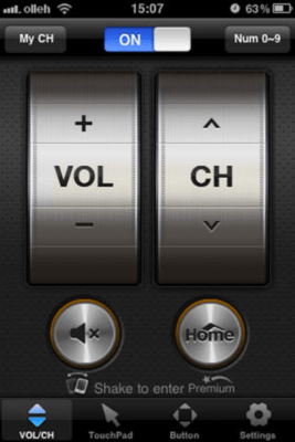 Скриншот приложения LG TV Remote 2011 - №5