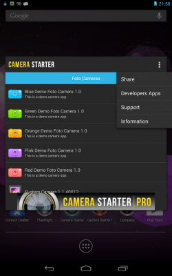 Скриншот приложения Camera Starter - №2