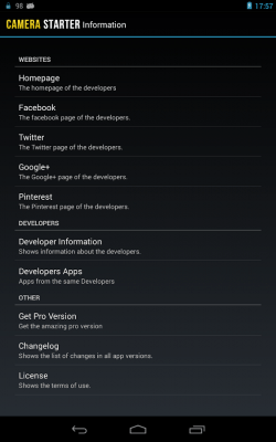 Скриншот приложения Camera Starter - №12