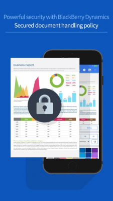 Скриншот приложения POLARIS Office for BlackBerry - №3