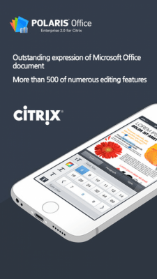 Скриншот приложения POLARIS Office for Citrix - №4