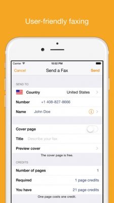 Скриншот приложения Genius Fax - Fax PDF documents - №4