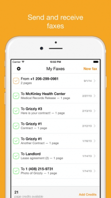 Скриншот приложения Genius Fax - Fax PDF documents - №7