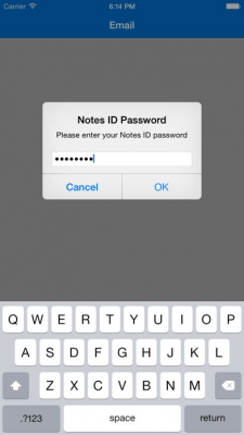 Скриншот приложения IBM Notes Traveler Companion - №5