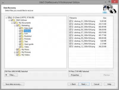 Скриншот приложения O&O DiskRecovery - №4
