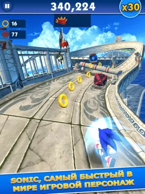 Скриншот приложения Sonic Dash - №5