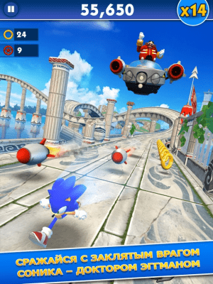 Скриншот приложения Sonic Dash - №6