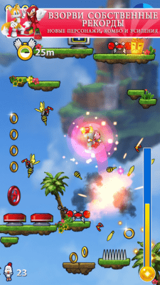 Скриншот приложения Sonic Jump Fever - №3