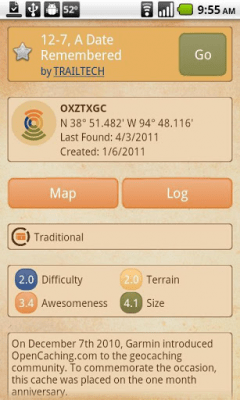 Скриншот приложения OpenCaching - №3