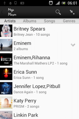 Скриншот приложения Mega Player - №6