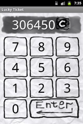 Скриншот приложения Счастливый билет - №3