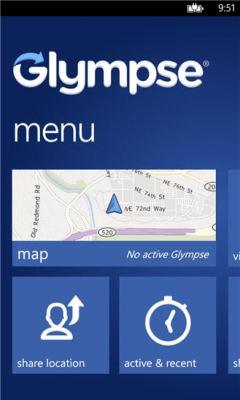 Скриншот приложения Glympse - №1
