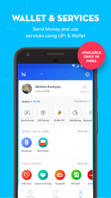 Скриншот приложения hike messenger - №6