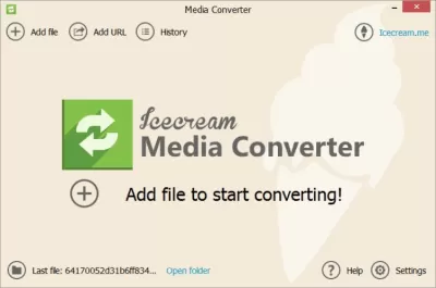 Скриншот приложения IceCream Media Converter - №1