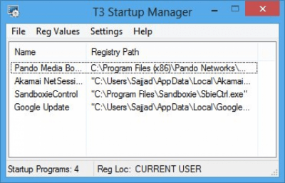 Скриншот приложения LinkedSofts Startup Manager - №1