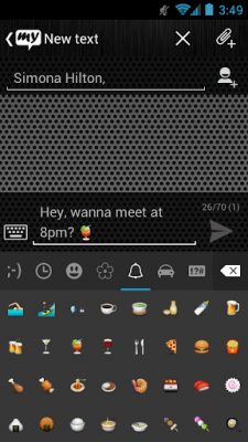 Скриншот приложения mysms - Chrome Theme - №3