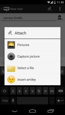Скриншот приложения mysms - KitKat Theme - №3
