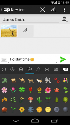 Скриншот приложения mysms - KitKat Theme - №6