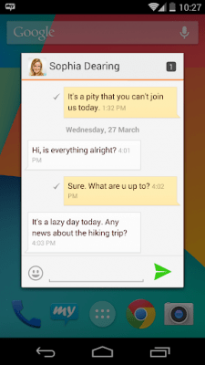 Скриншот приложения mysms - Orange & White Theme - №3