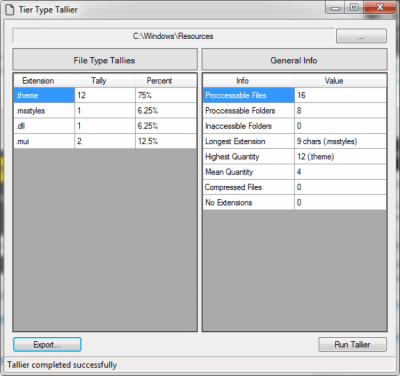 Скриншот приложения Tier Type Tallier - №3