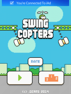 Скриншот приложения Swing Copters - №3