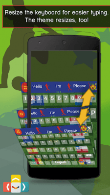 Скриншот приложения World Cup Live Online Keyboard - №3