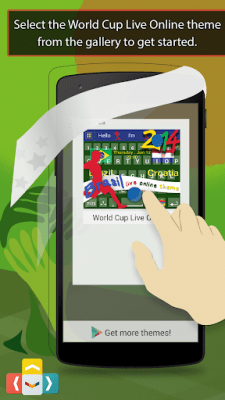 Скриншот приложения World Cup Live Online Keyboard - №4