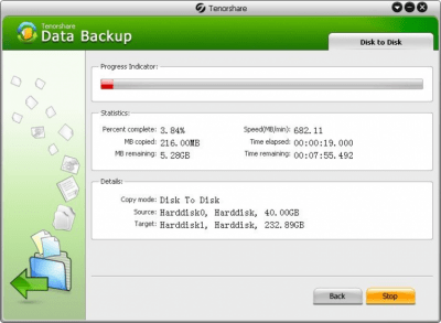 Скриншот приложения Windows Data Backup - №2