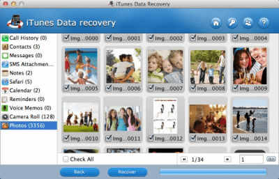 Скриншот приложения iTunes Data Recovery for Mac - №2