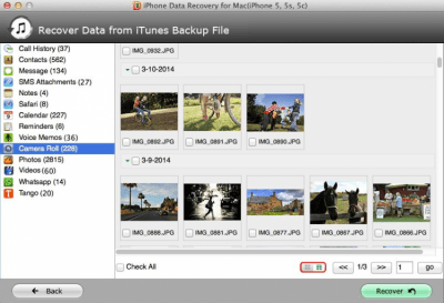 Скриншот приложения iPhone Data Recovery for Mac - №1