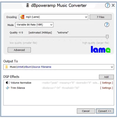 Скриншот приложения dBpoweramp Music Converter - №1