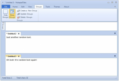 Скриншот приложения NotepadTabs - №3