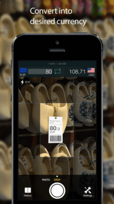 Скриншот приложения Price Helper (конвертер валют для iPhone) - №4