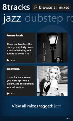 Скриншот приложения 8tracks - №1