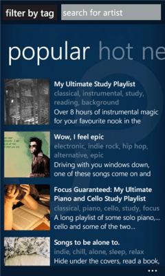 Скриншот приложения 8tracks - №7