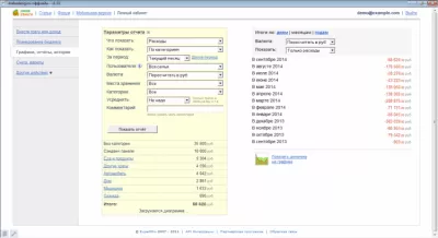 Скриншот приложения Домашняя бухгалтерия "drebedengi.ru оффлайн" - №3