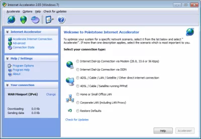 Скриншот приложения Pointstone Internet Accelerator - №1