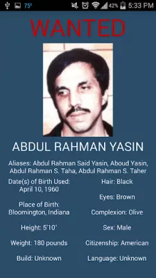 Скриншот приложения FBI Most Wanted - №7