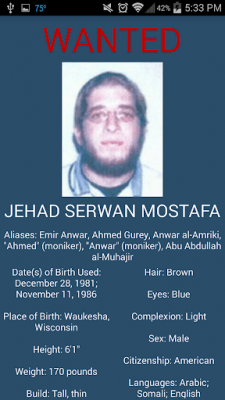 Скриншот приложения FBI Most Wanted - №10