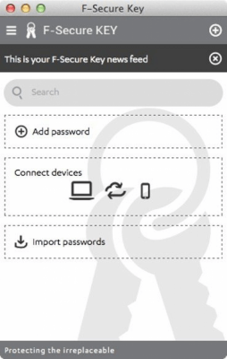Скриншот приложения F-Secure KEY - №1