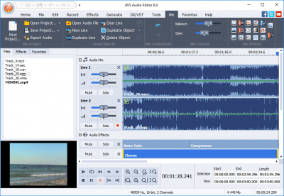 Скриншот приложения AVS Audio Editor - №1