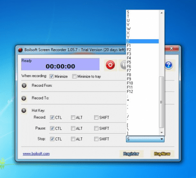 Скриншот приложения Boilsoft Screen Recorder - №2