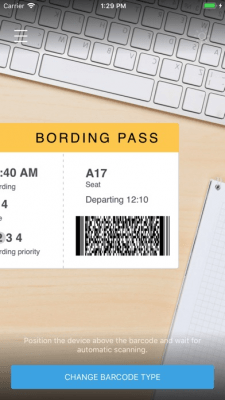 Скриншот приложения PDF417 Barcode Scanner - №4