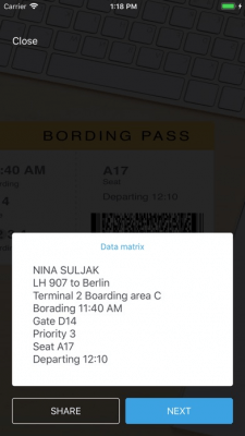 Скриншот приложения PDF417 Barcode Scanner - №5