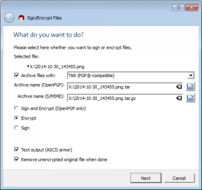 Скриншот приложения Gpg4win - №3