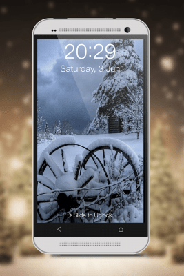 Скриншот приложения Snowfall Screen Lock - №11