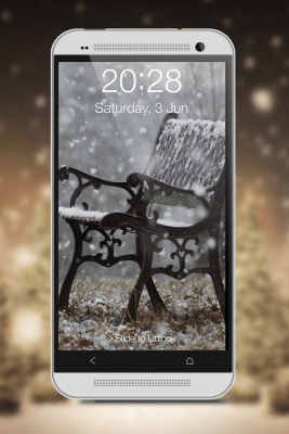 Скриншот приложения Snowfall Screen Lock - №12
