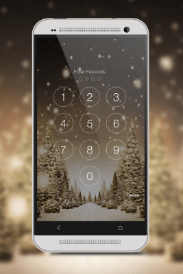 Скриншот приложения Snowfall Screen Lock - №13